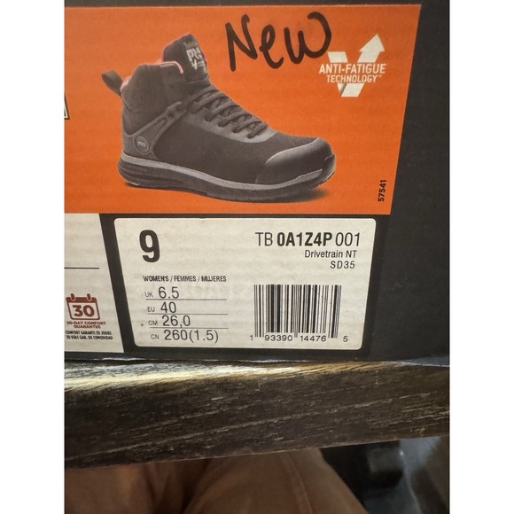 TIMBERLAND PRO New $140 Drivetrain Mid Composite Safety Toe Size‎ 9 Women's - Picture 7 of 9
